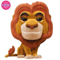 Preview: FUNKO POP! - Disney - The Lion King Mufasa #495 Special Edition FLOCKED